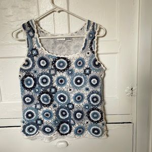 Crochet sweater vest vintage